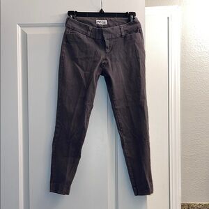 Gray Slim Fit Pixie Pants